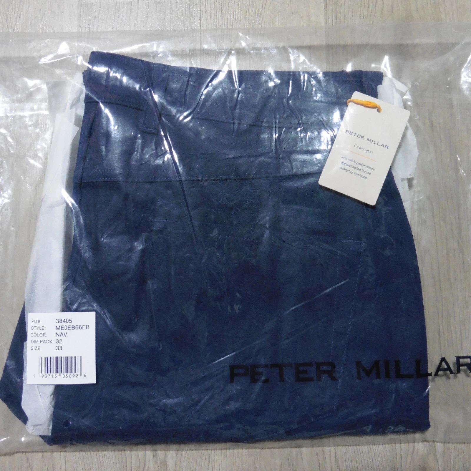 PETER MILLAR Mens 33 X 32 PANTS EB66 NAVY PERFORMANCE GOLF 5-POCKET ME0EB66FB
Opens in a new window