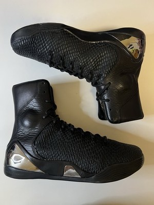 ✓ Nike Kobe IX 9 Elite High KRM EXT Black Mamba SIZE 9 | Lakers