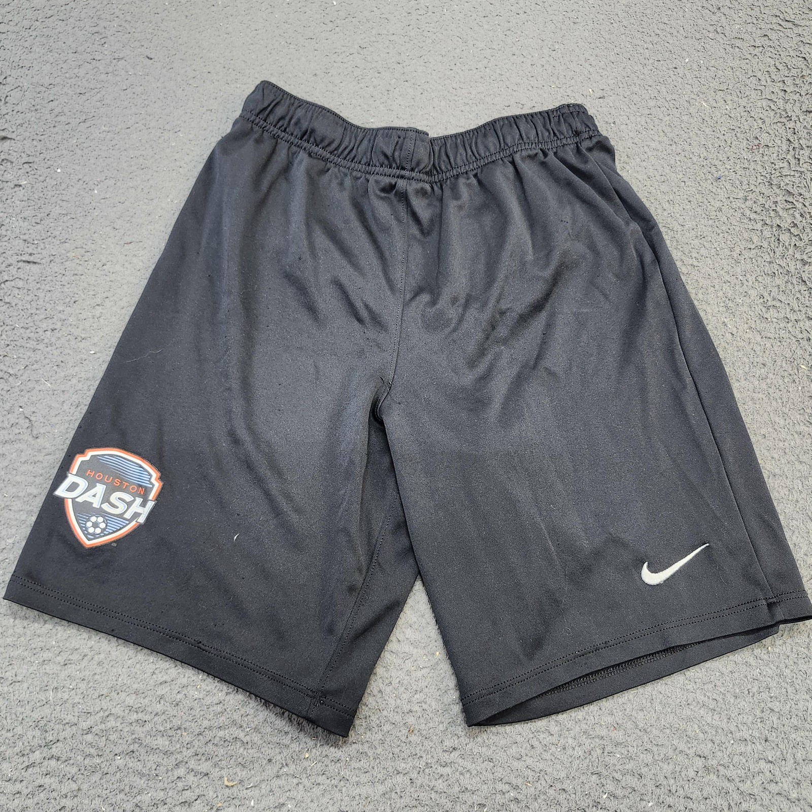 Houston Dash Shorts Mens Small Black NWSL Soccer Nike Athletic Training