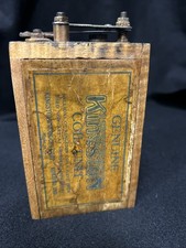 Vintage Kingston Ignition Coil Wooden Box Kokomo Ind. Buzz Box Magneto Vintage Kingston Ignition Coil Wooden Box Kokomo Ind. Buzz Box Magneto