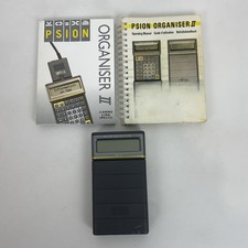 Psion Organizer 2 Modello CM Con Manuale Funzionante Libretti E 32K Datapak Non Testato
