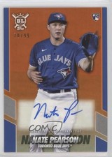 2021 Topps Big League Opening Act Electric Orange 70/99 Nate Pearson Auto 0lm