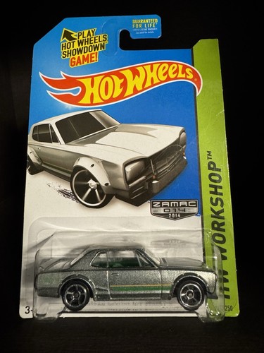 2014 Hot Wheels Zamac Nissan Skyline H/T 2000GT-X (Rip)
