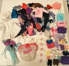 vintage Huge Lot of 2000s Barbie Clothes/ Accessories Y2k Pink/Purple Lot of 82