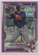2021 Bowman Chrome Prospects Fuchsia Shimmer Refractor Gabriel Rodriguez 0bg1