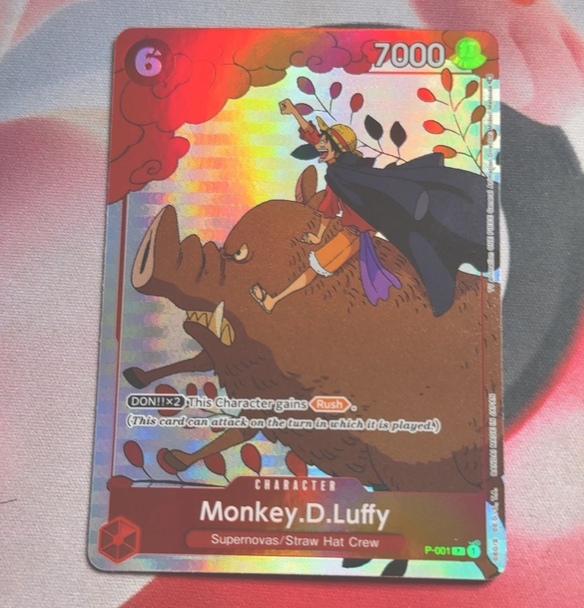 Monkey.D.Luffy P-001 One Piece Promotion Cards for sale | eBay