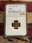 1992 ICG - MS70 Gold Eagle $5