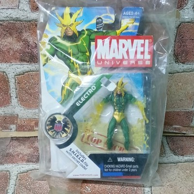 Marvel Universe Electro Action Figure w/ S.H.I.E.L.D. File, 4+