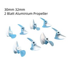 2 Blatt Aluminium Propeller Schiffsschraube 3...