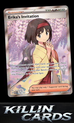 Erika's Invitation - 196/165 196/165 Pokemon Ultra Rare SV: Scarlet & Violet 151