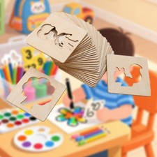 20Pcs Drawing Stencils Painting Templates Crafts for Classroom Paint Draw