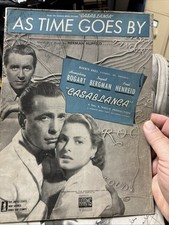 M Movie Musical sheet music CASABLANCA  As Time Goes By  