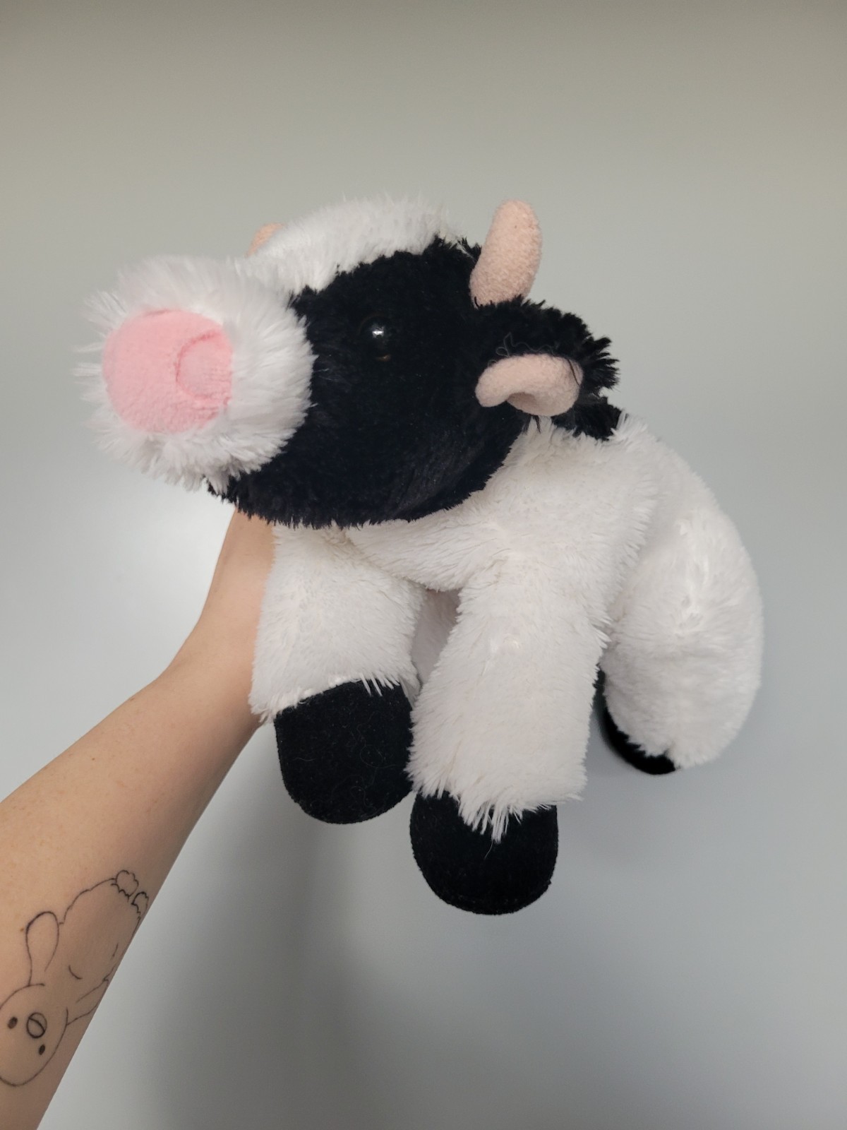 COW SOFT TEDDY BEAR TOY AURORA FLOPSIES 12"" PLUSH CUDDLY KIDS