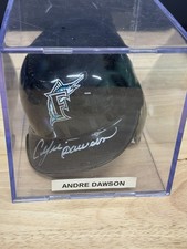 Florida Miami Marlins Mini Helmet Signed By Andre Dawson MLB Authentication