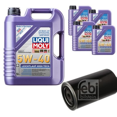 FEBI Ölfilter 9L LIQUI MOLY 5W-40 Leichtlauf High Tech für VW Transporter IV