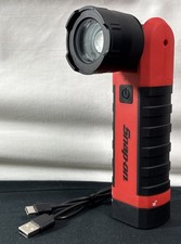 Snap-on Tools 700 Lumen Rechargeable Li-ion Battery Tilt Flashlight Ecflk078 Snap-on Tools 700 Lumen Rechargeable Li-ion Battery Tilt Flashlight Ecflk078
