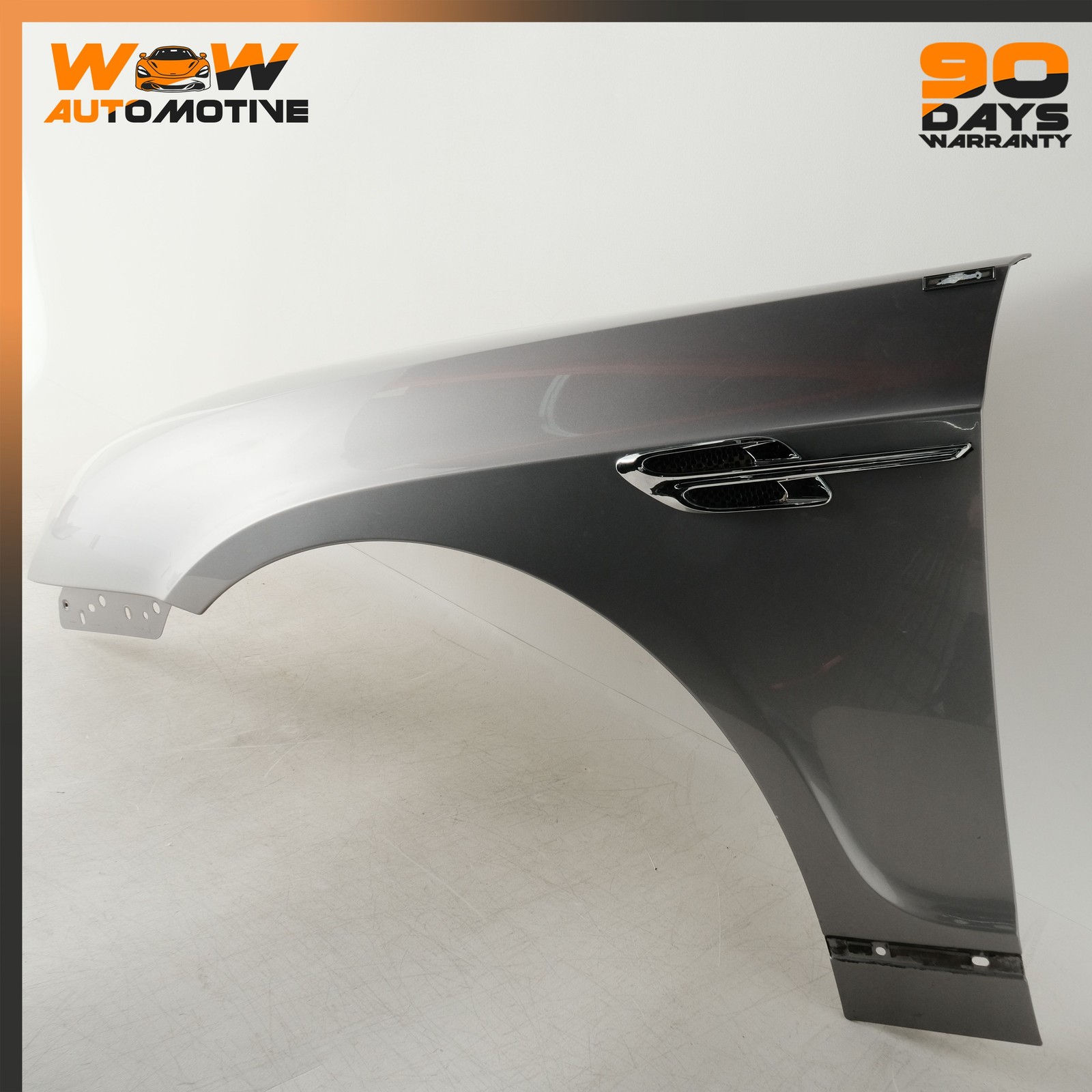 06-13 BENTLEY CONTINENTAL FLYING SPUR LEFT FENDER SILVER TEMPEST METALLIC 7P OEM