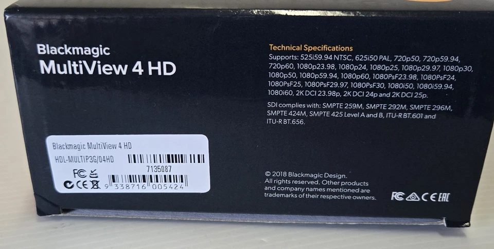 Blackmagic Design MultiView 4 HD - Image 2 of 3