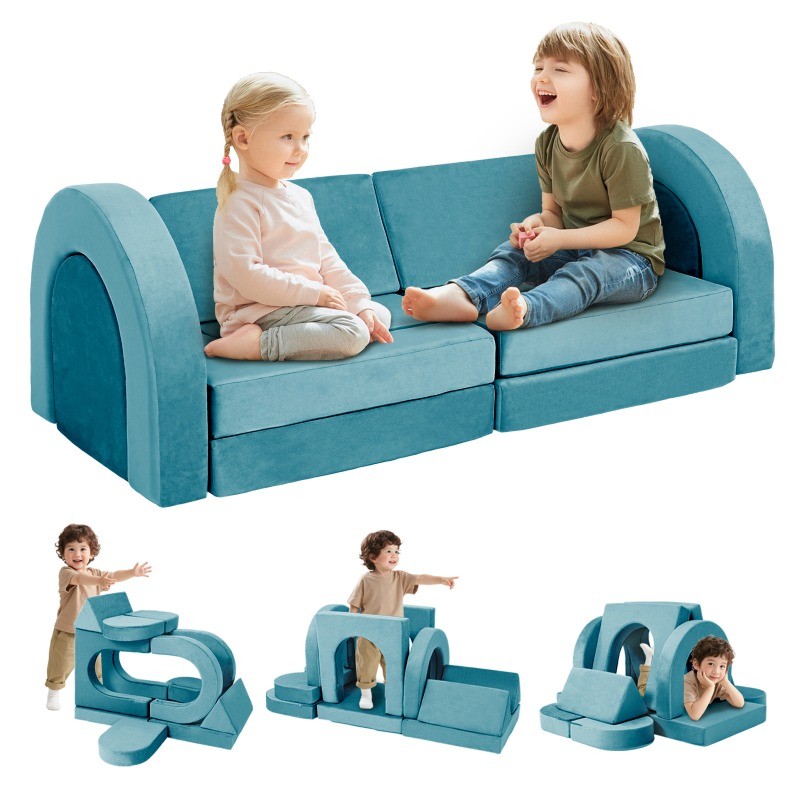 Divano modulare per bambini 12 pezzi