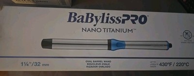 Babyliss Pro Nano Titanium 1¼'' Curling Wand/Iron /Oval Barrel