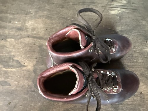 VASQUE GORE-TEX STIVALI DA TREKKING IN PELLE MARRONE DA UOMO TAGLIA 8 M VINTAGE - Foto 8 di 11