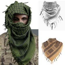 Palestine Military Shemagh Tactical Desert Keffiyeh Head Neck Scarf Arab Wrap US