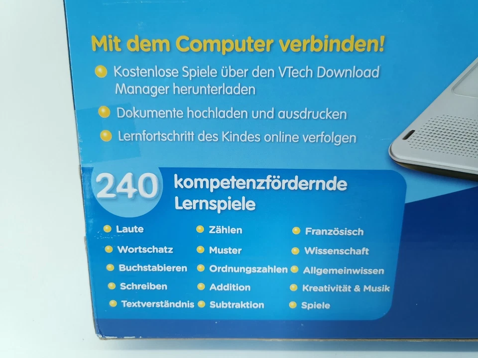 VTech Power XL Laptop E/R Lernspielzeug Laptop Kinder Grau 80-117904 B-Ware - Bild 4 von 4