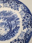 Broadhurst Ironstone "The English Scene" Blue & White Plate Vintage  — photo 4