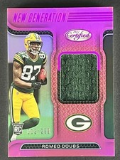 2022 Panini Certified - New Gen Jerseys Romeo Doubs #NGJ-RD Mirror Pink /299