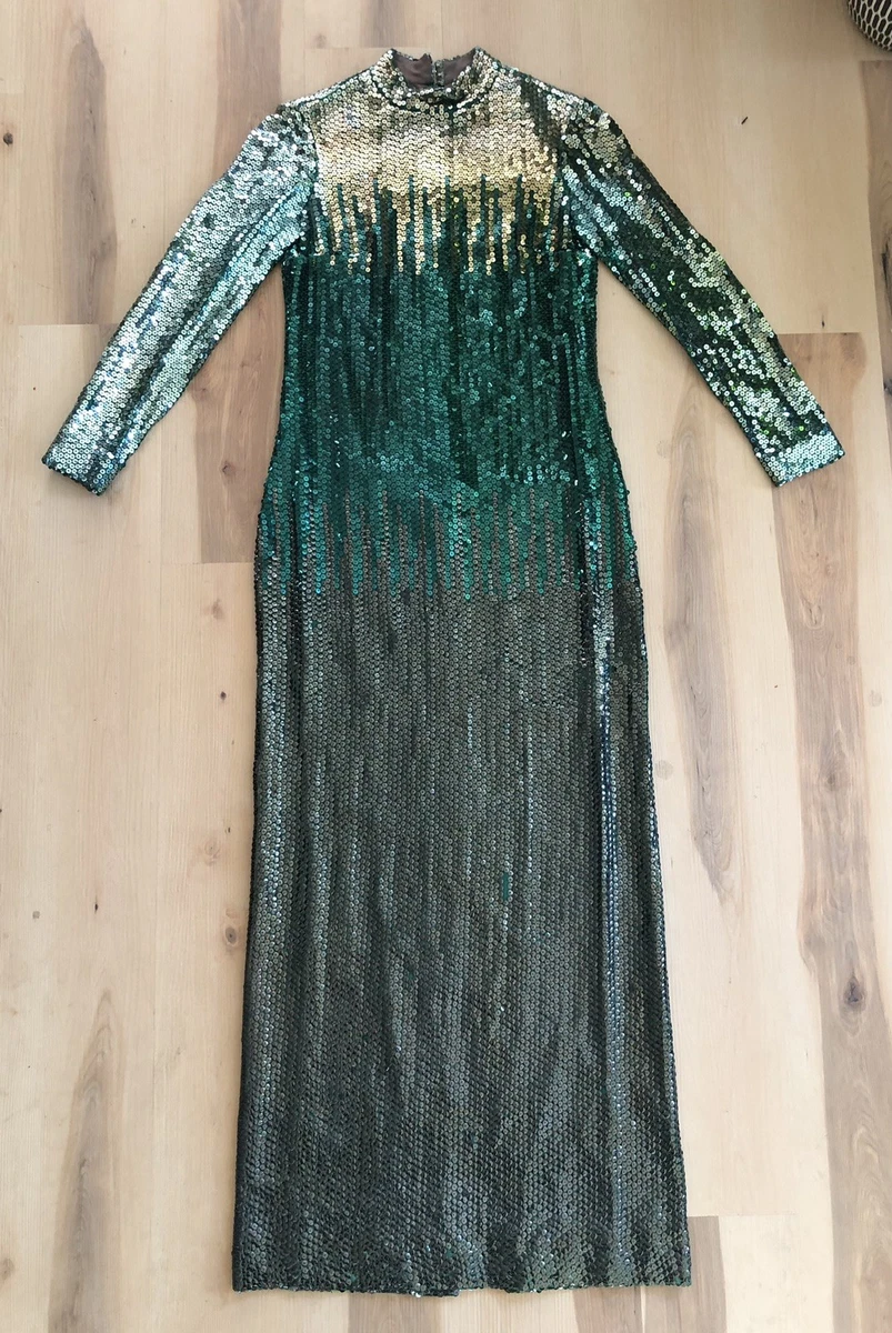 green emerald velvet dress Amazon.com: BABEYOND Women Mermaid Sequin Gown main image 0