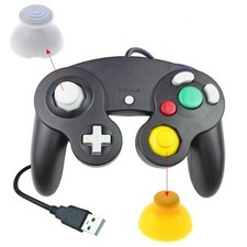 2pcs Analog Thumbstick Cover Joystick Thumb Grip For NGC Nintendo Gamecube