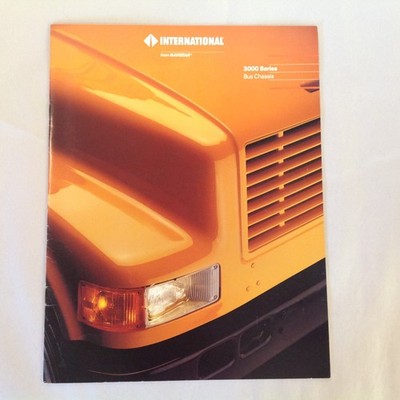 Vintage International from Navistar 3000 Series Bus Chassis Color Sales Booklet