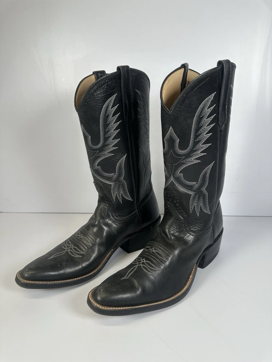 Bottes De Cowboy Homme Rios Of Mercedes – 9.5 B (étroit) Noir Veau Buffle