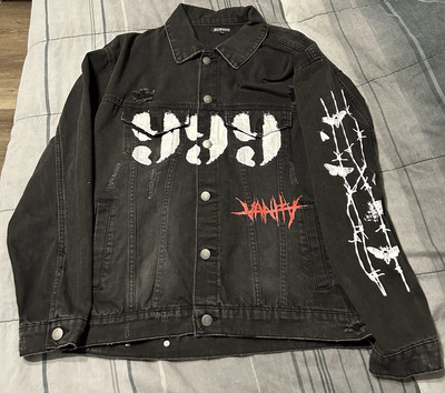 Juice Wrld 999 Club Forget Me Denim Jacket Size Medium VERY RARE 
