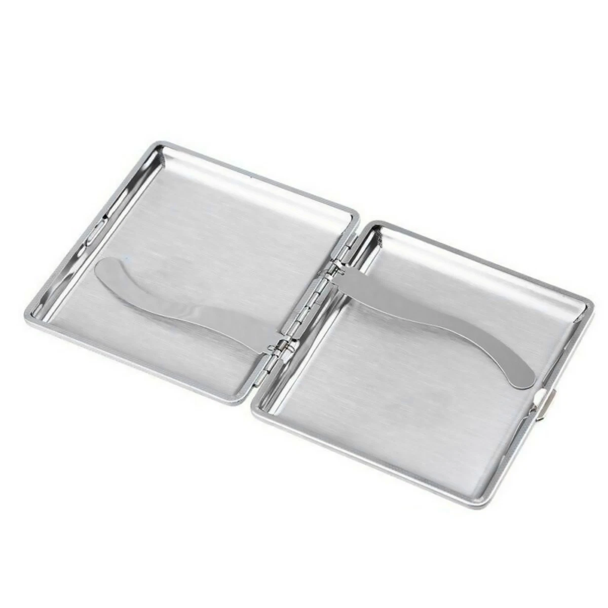 1920 cigarette case Amazon.com: Vintage 1920's Scene Cigarette Case with Built in Lighter King  Size Cigarettes Silver Metal Wallet 4
