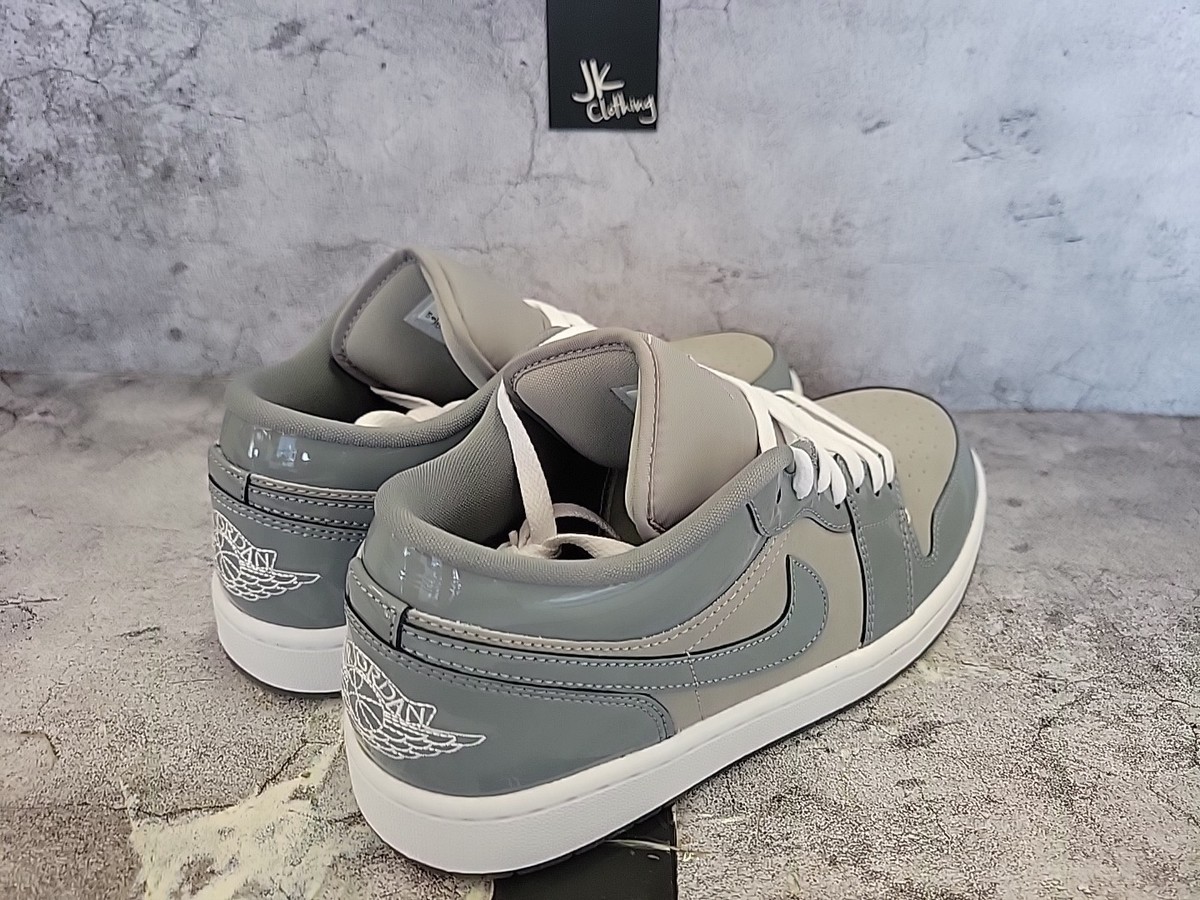 Air Jordan 1 Low SE Patent Cool Grey HF3148-011 Mens Size 9  display picture 1