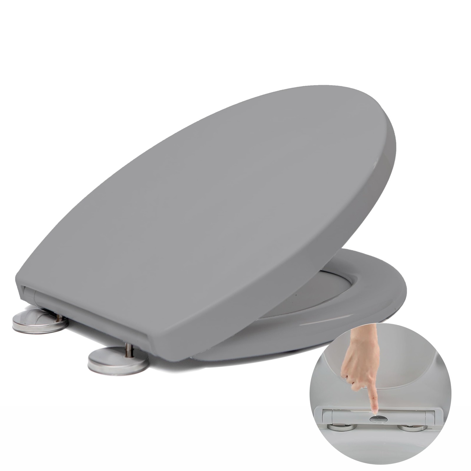 Toilet Seat Soft Close Soft Close Toilet Seat with Quick Release for Easy 15290₽