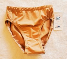 D2 Activewear Dance Gymnastics Brief AS Adult Small Underwear Nude Undergarments