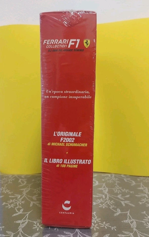 FERRARI COLLECTION F1 di M. SCHUMACHER CENTAURIA + LIBRO ILLUSTRATO 108 PAGINE - Immagine 4 di 4