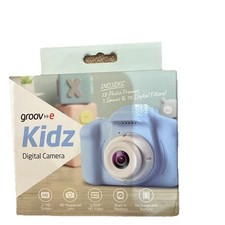 Groov-e Kidz Pocket Sized 40 megapixel Digital Camera Blue NEW KIDS FRAMES GAMES