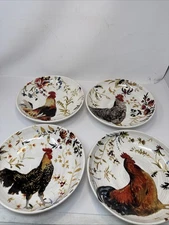 Williams Sonoma Marc Lacaze Rooster Pasta Bowls - Set of 4