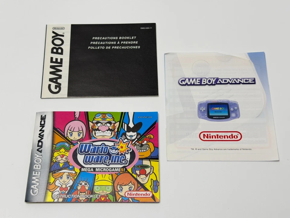 WarioWare, Inc. Mega Microjuego $! (Game Boy Advance GBA) Auténtico y Completo Foto 2 de 4