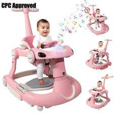5 In 1 Baby Walker w/ Music  Light for 6-18 Month Boys Girls Infant Toddlers