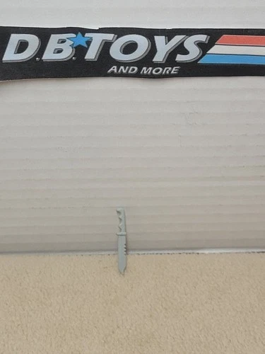 Vintage GI Joe Backblast Knife Weapon Accessory Part ARAH 1989 - MINTY