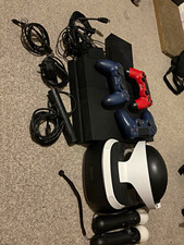 Sony PlayStation 4 Black HDMI Wi?Fi Bundle PSVR, 2 controllers complete PS VR