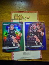 2024 Panini Prizm WNBA #126 Kate Martin BLUE VELOCITY + GREEN PRIZM (2)