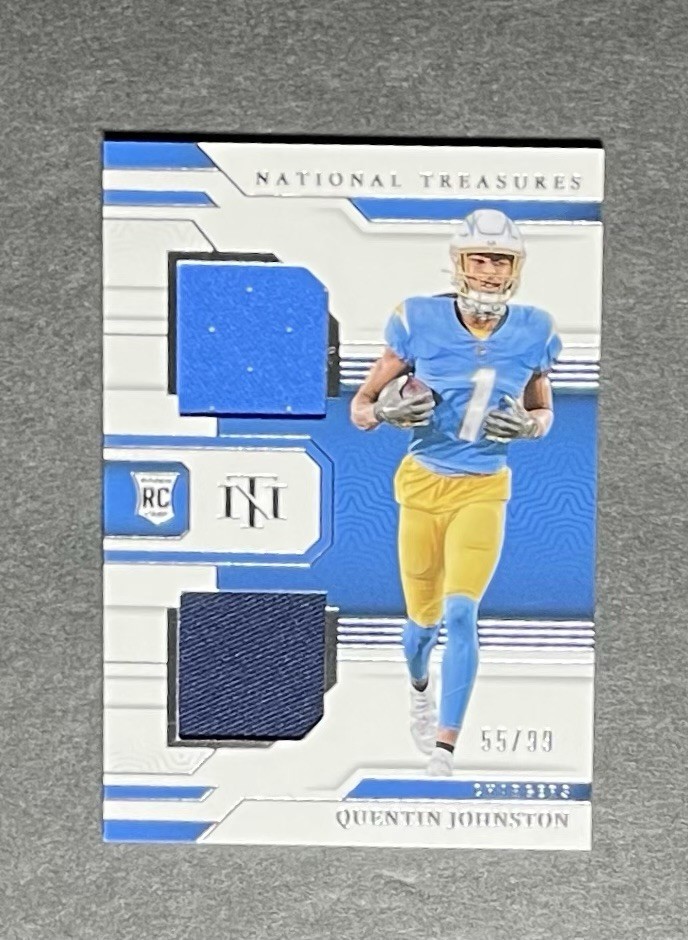 Quentin Johnston - 2023 Panini National Treasures Rookie Dual Materials /99 (RC)