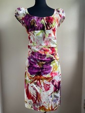 SUZI CHIN for maggy boutique Lined Floral Dress Size 6