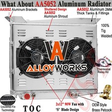 Ventilador de cubierta de radiador de 3 filas para Ford Expedition/Lincoln Navigator 2003-2004 5,4 L