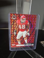 2025 Mosaic - Will Shields - Red Mosaic Prizm - Kansas City Chiefs Color Match